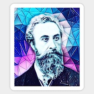 Robert Bulwer Lytton Snowy Portrait | Robert Bulwer Lytton Artwork 6 Sticker